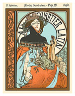 Au Quartier Latin - c. 1898 - Fine Art Prints & Posters