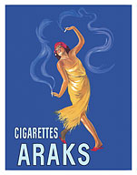 Araks Egyptian-Style Cigarettes - c. 1925 - Fine Art Prints & Posters