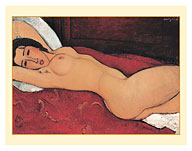 Reclining Nuda - c. 1917 - Fine Art Prints & Posters