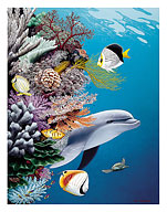 Dolphin's Reef, Hawaii - Fine Art Prints & Posters