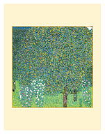 Rosebushes Under the Trees - c. 1905 - Fine Art Prints & Posters
