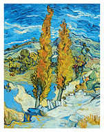 The Poplars at Saint-Rémy France - c. 1889 - Fine Art Prints & Posters