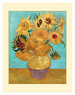 Vase with Twelve Sunflowers - c. 1888 - Fine Art Prints & Posters