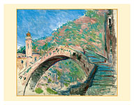 Bridge at Dolceacqua Italy - c. 1884 - Fine Art Prints & Posters