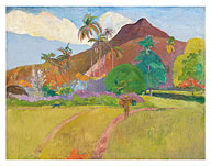 Tahitian Mountains (Montagnes Tahitiennes) - c. 1891 - Fine Art Prints & Posters