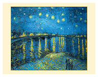 Starry Night Over the Rhone - c. 1888 - Fine Art Prints & Posters
