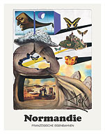 Normandy (Normandie) - French Railways (Französische Eisenbahnen) - c. 1969 - Giclée Art Prints & Posters