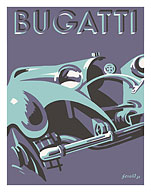 Bugatti Type 55 Roadster Sports Car - c. 1932 - Fine Art Prints & Posters