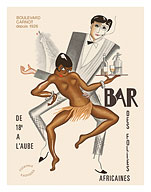 Bar Des Folies Africaines (African Bar) - Boulevard Carnot - Cannes, France - c. 1930 - Fine Art Prints & Posters