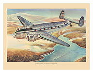 Lockheed Model 18 Lodestar - Pan American World Airways - c. 1941 - Fine Art Prints & Posters