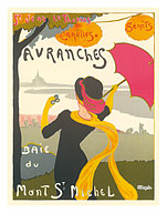 Mont-Saint-Michel Island - Avranches, France - Giclée Art Prints & Posters