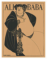 Ali Baba - Cover Illustration for The Forty Thieves - c. 1897 - Fine Art Prints & Posters