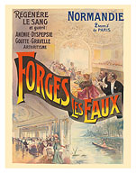 Forges-Les-Eaux, Normandy, France - Spa Town - c. 1890's - Giclée Art Prints & Posters