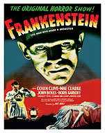 Frankenstein - The Man who Made a Monster - Starring Boris Karloff - c. 1931 - Fine Art Prints & Posters