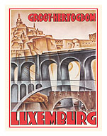 Luxembourg (Luxemburg), Europe - Grand Duchy (Groothertogdom) - c. 1920's - Fine Art Prints & Posters