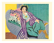 Small Odalisque in a Purple Robe - c. 1937 - Fine Art Prints & Posters