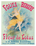 Folies Bergères - Lotus Flower (Fleur de Lotus) - c. 1893 - Giclée Art Prints & Posters