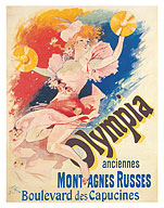 Olympia Music Hall, Paris France - formally known as the Montagnes Russes - c. 1898 - Fine Art Prints & Posters