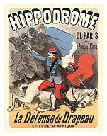 The Hippodrome Theatre of Paris - Defense of the Flag (Africa Episode) - c. 1900's - Giclée Art Prints & Posters