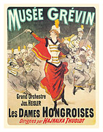 Musée Grévin Grand Orchestra - The Hungarian Ladies (Les Dames Hongroises) - c. 1888 - Giclée Art Prints & Posters