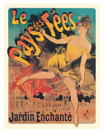 The Land of Fairies, Enchanted Garden - Paris Universal Exposition of 1889 - Fine Art Prints & Posters