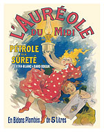 L'Auréole du Midi Lamp Oil - France - c. 1893 - Fine Art Prints & Posters