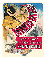 Bonnard-Bidault Printers - Paris, France - c. 1887 - Fine Art Prints & Posters