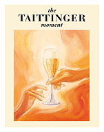 The Taittinger Moment - Champagne Glass - c. 1980 - Fine Art Prints & Posters