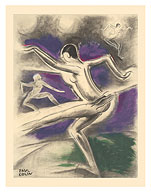 Josephine Baker - Moulin Rouge Paris - Dancers - c. 1920's - Giclée Art Prints & Posters