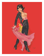 Moment of Truth - Vargas Girl - Playboy December 1965 - Giclée Art Prints & Posters