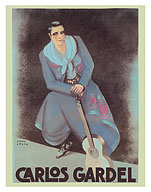 Carlos Gardel - Argentinian Tango Singer - c. 1930 - Fine Art Prints & Posters
