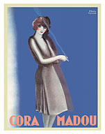Cora Madou - Cabaret Chanteuse Singer - c. 1929 - Fine Art Prints & Posters