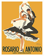 Rosario & Antonio - The Kids (Los Chavalillos) - Flamenco Dancers - c. 1949 - Fine Art Prints & Posters