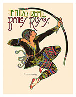 Russian Ballet (Bailes Rusos) - Royal Theatre (Teatro Real) - c. 1946 - Fine Art Prints & Posters