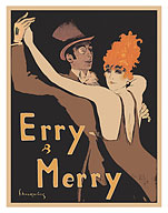 Erry & Merry - Ballroom Dancers - c. 1918 - Fine Art Prints & Posters