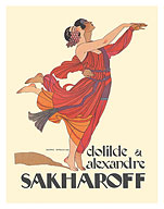 Clotilde & Alexandre Sakharoff - c. 1921 - Fine Art Prints & Posters