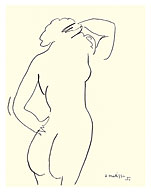 Nude From The Rear - c. 1951 - Fine Art Prints & Posters