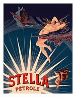 Petrole Stella Gasoline - Nude, Nymph, and Cherub - Giclée Art Prints & Posters