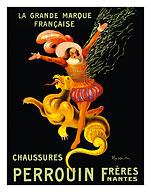 Perrouin Brothers' Shoes (Frères Chaussures) - Nantes, France - The Great French Brand - Fine Art Prints & Posters