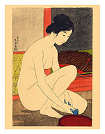 Woman after a Bath - c.1915 - Fine Art Prints & Posters
