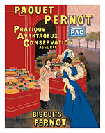Paquet Pernot - Biscuits Pernot - French Biscuit Company - c.1905 - Giclée Art Prints & Posters