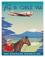 Fly to Chile - Via Pan American World Airways - c. 1936 - Fine Art Prints & Posters
