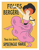 Folies Bergère - Paris, France - Every Evening a Varied Show (Tous les soirs spectacle varié) - c. 1900 - Giclée Art Prints & Posters