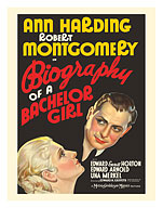 Biography of a Bachelor Girl - Starring Robert Montgomery - c. 1934 - Fine Art Prints & Posters