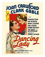 Dancing Lady - Starring Joan Crawford & Clark Gable - c. 1933 - Fine Art Prints & Posters
