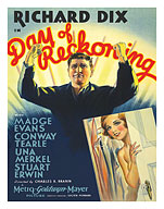 Day of Reckoning - Starring Richard Dix - c. 1933 - Fine Art Prints & Posters