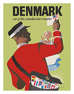 Denmark - One of the Scandinavian Countries - Danish Postman - c. 1948 - Fine Art Prints & Posters