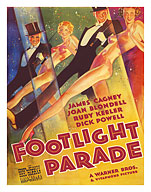 Footlight Parade - Starring James Cagney, Joan Blondell, Ruby Keeler, and Dick Powell - Musical - c. 1933 - Fine Art Prints & Posters