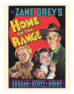 Home on the Range - Starring Jackie Coogan, Randolph Scott - c. 1934 - Fine Art Prints & Posters