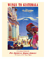 Wings to Guatemala - Pan American World Airways (PAA) - c. 1938 - Fine Art Prints & Posters